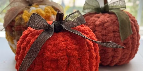 Hand Knit Pumpkin \ud83c\udf83 Class