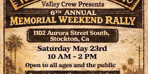 Kanaka Hekili MC 6th Annual Memorial Weekend Rally