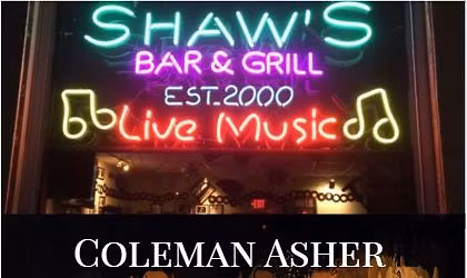 Coleman Asher, July Fighter, and Kevin James and the Weary at Shaw's