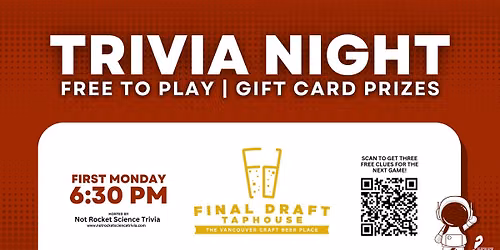 Vancouver Trivia Night | Final Draft Taphouse