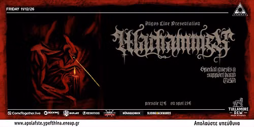 WARHAMMER - ALGOS LIVE PRESENTATION