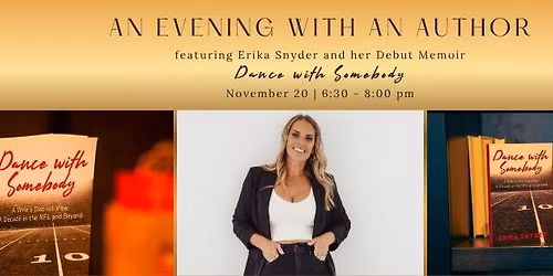Meet Erika Snyder - An Evening with the Author