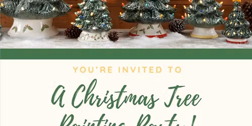Christmas in July Tree Painting Event 