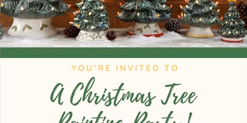 Christmas in July Tree Painting Event