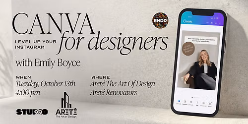 Canva for Designers: \u201cLevel-Up Your Instagram\u201d Workshop with Emily Boyce