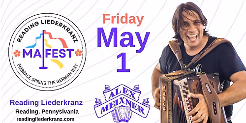 Maifest at Reading Liederkranz - Alex Meixner Band