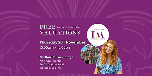 Free Antiques & Collectables Valuation Event- Carlton House Vintage