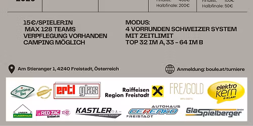 Freistadt Open - 5000\u20ac Prize Pool