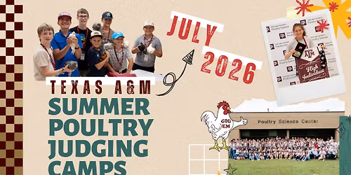 Texas A&M Poultry Judging Summer Camp 2026