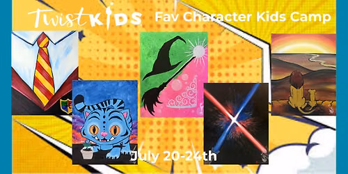 Favorite Character Kids Art Camp