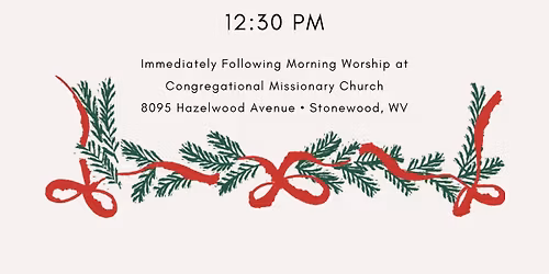 CMC Covered Dish Christmas Dinner \ud83c\udf84\ud83c\udf7d\ufe0f\u2764\ufe0f