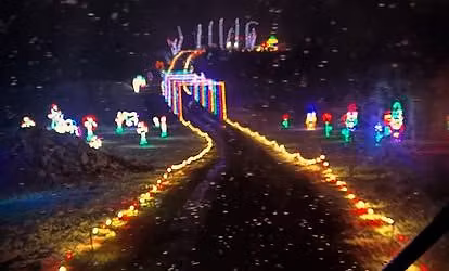 Holiday Light Show at Yeager's Farm