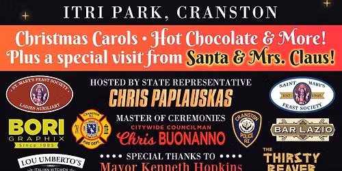 10th annual Knightsville Gazebo Christmas tree lighting 