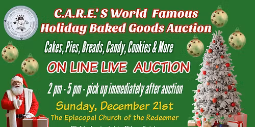 C.A.R.E.'S World Famous Holiday Baked Goods Auction
