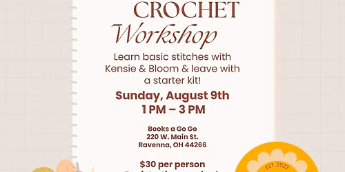 Beginner Crochet Class August