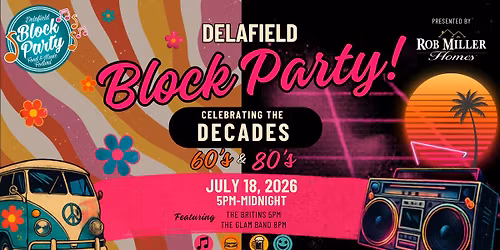 2026 Delafield Block Party! Downtown Delafield - Saturday