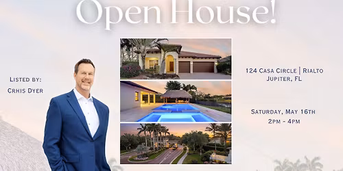 OPEN HOUSE!! 124 Casa Circle, Jupiter, FL