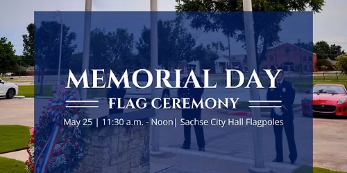 Memorial Day Flag Ceremony