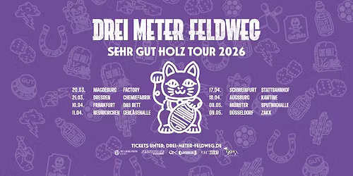 Drei Meter Feldweg - Sehr Gut Holz Tour 2026 \/\/ M\u00fcnster