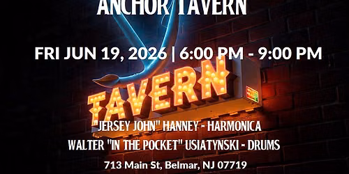 Tommy Gannon Trio @ Anchor Tavern