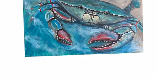 Acrylic Sir Blue The Crab Workshop