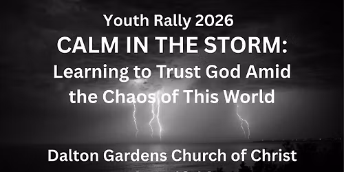 Youth Rally 2026: Calm in the Storm