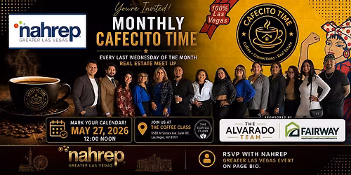 Cafecito Time - Coffee - Connections - Real Estate