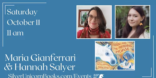 Saturday Story Time LAUNCH! with Maria Gianferrari & Hannah Salyer