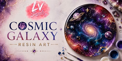 Cosmic Galaxy Resin Art