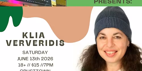 COMEDY NIGHT WITH KLIA VERVERIDIS