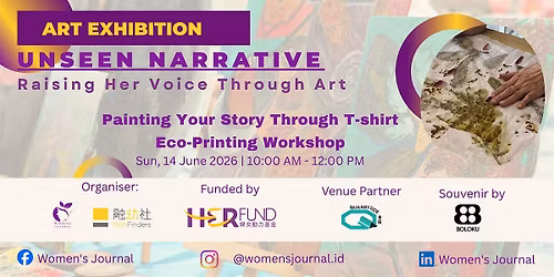Painting Your Story Through T-shirt Eco-Printing Workshop
