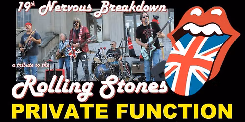 PRIVATE FUNCTION: 19th Nervous Breakdown at Oak Point in Middleboro MA