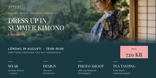 Dress Up In Summer Kimono - Japanese Summer Afternoon