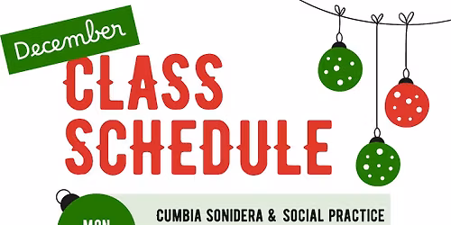 December Classes & Social Practice 