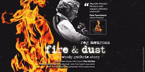 Reg Meuross & The Strike at Topsham Folk Club - Fire & Dust: A Woody Guthrie Story 