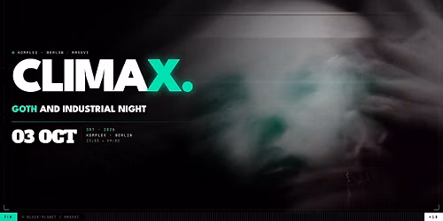 Climax - Goth\/Industrial club night