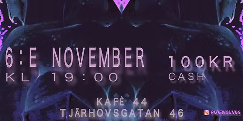 Mellified Man + Punktering + Fearadox - Kaf\u00e9 44 - GIG