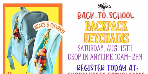 Kid's Backpack Keychains! 