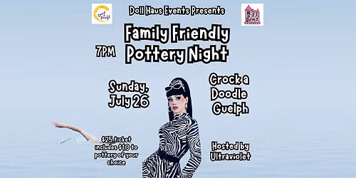 SUMMER DRAG POTTERY AND PAINT NIGHT LIVE IN GUELPH!