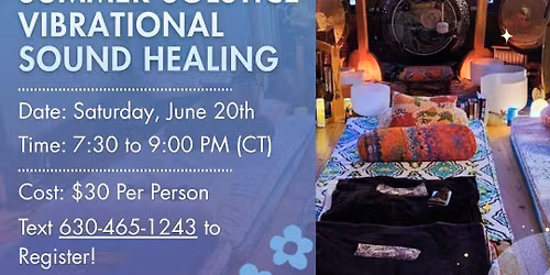 SUMMER SOLSTICE VIBRATIONAL SOUND HEALING!