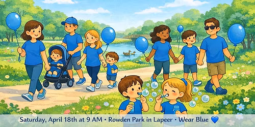 Lapeer Moms & Minis Autism Awareness Walk 