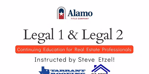Legal 1 & Legal 2 Instructed by Steve Etzel!