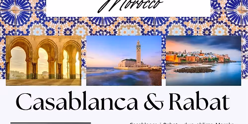 CASABLANCA & RABAT - \u201ePer\u0142y Maroka\u0144skiego Wybrze\u017ca\u201d