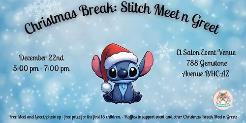 Christmas Break : Free Character Meet n Greet, A Very Stitch Christmas