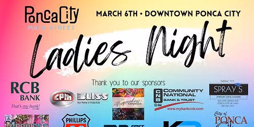 Ladies Night Downtown Ponca City