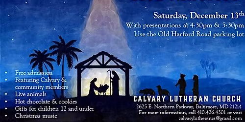 Live Nativity