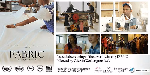 Screening of Award-Winning Documentary FABRIC and Q&A with the Film Team