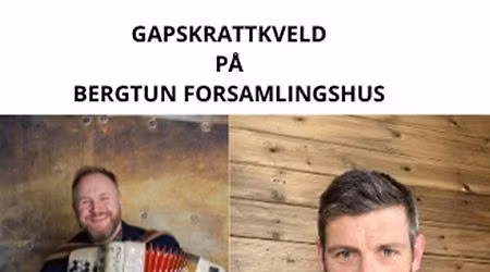 Gapskrattkveld p\u00e5 Bergtun Forsamlingshus (V\u00e5gland)