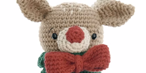 Crochet next steps- Reindeer toy\/bauble