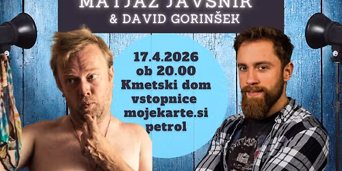 PRESTAVLJENO: POHORSKA NAVEZA - Matja\u017e Jav\u0161nik in David Gorin\u0161ek | Kmetski dom | 17.4.2026